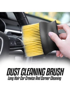 Buy Flexible Bristle Dust Cleaning Brush For Cars Ergonomic Car Crevice Cleaning Tool in Saudi Arabia