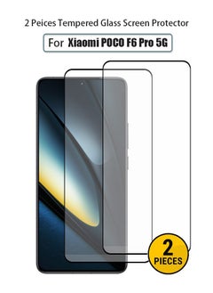 Buy 2 PCS Screen Protector for Xiaomi POCO F6 Pro 5G Tempered Glass Film with Easy Installation Tool, Ultra-clear, Shatterproof Anti-Scratch Film Screen Protector in Saudi Arabia