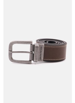 اشتري Men Edge Stitch Reversible Belt, Brown/Black في الامارات