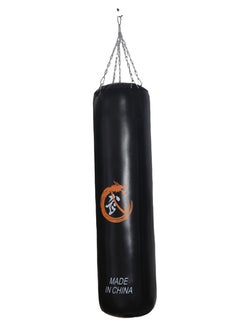 Buy Hanging Punching Sand Bag for Adults | Size: 120 cm | Multicolor | Material: Leather | Durable Hanging Fitness Punching Bag | Perfect for Training Boxing, Kickboxing | For Home and Gym in Saudi Arabia