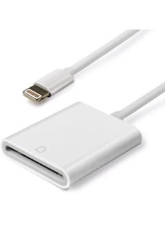 Buy SD Card Reader Adapter For Apple iPhone/iPad White in UAE