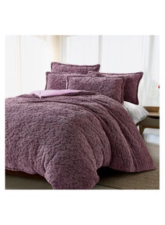 Buy quilt set Fur 3 pieces size 220 x 240 cm model 1606 from Family Bed in Egypt