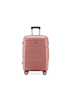 Buy REFLECTION Jaguar Hard Luggage PP Trolley Bag with 4 Spinner Wheels and TSA Lock  R.GOLD  53CM in UAE