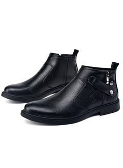 اشتري New Men's Casual Leather Boots في الامارات