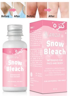 Buy Snow Bleach Cream for Private Part Underarm Whitening Dark Spot Corrector Cream Face and Body Skin Lightening Bleaching Cream for Intimate Areas Brightening 30ml in UAE