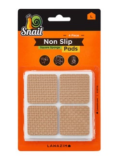 Buy Snail 4-Piece Furniture Non Slip Pads Set - Sponge Square Shape in Saudi Arabia