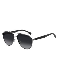 Buy Men's UV Protection Sunglasses Boss 1485/S Grey 51.8 - Lens Size: 60 Mm in UAE