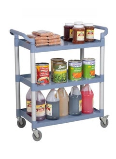 Buy 3-Tier Serving Cart Gray 72.5x35x21CM in Saudi Arabia