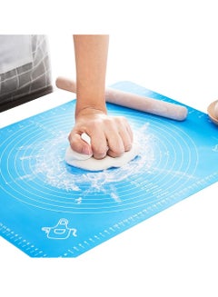 Buy Silicone Baking Mat For Pastry Rolling With Measurements, Liner Heat Resistance Table Placemat Pad Board in UAE