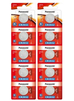 Buy 10 Pieces Coin Battery Silver CR2032 in Saudi Arabia