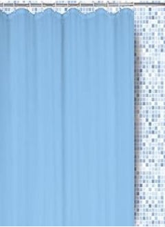 اشتري Rayen Bath Curtain, Blue, 180 x 200 cm في مصر