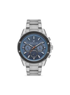 اشتري Stainless Steel daniel_klein Men Light Blue Dial round Chronograph Wrist Watch DK.1.13323-3 في مصر