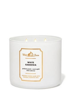 Buy White Gardenia 3-Wick Candle in UAE