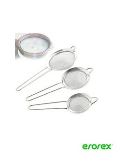 Buy Stainless Steel 3 Piece Strainer Set Large   24/300cm  stainless steel in Saudi Arabia