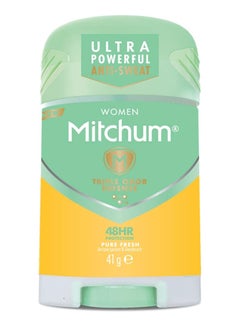 Buy Mitchum Women Triple Odor Defense 48HR Protection Deodorant Stick & Antiperspirant (41g) Pure Fresh, Dermatologist Tested,41 g (Pack of 1) in Saudi Arabia