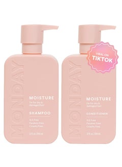 Buy Moisture Shampoo + Conditioner Set (2 Pack) 354ml Each Dr, Coarse Stressed Coily & Curly Hair in UAE
