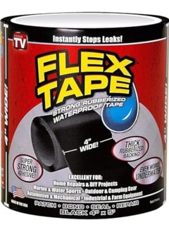 Buy Strong Rubberized Waterproof Tape 4" x 5' Black in Egypt