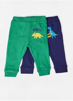 اشتري Baby Boys Dinosaur Joggers (Pack of 2) في الامارات