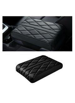 اشتري SYOSI, Car Armrest Box Pad, Memory Foam Leather Mat for Car Center Console Cover, Universal Armrest Box Armrest Cushion, Suitable for Most Vehicles, SUVs, Trucks في السعودية