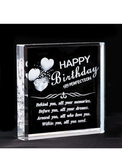 اشتري Birthday Gifts For Women Men Her Unique Crystal Paperweight Personalized Birthday Gift  Engraved Blocks Behind You All Memories في السعودية