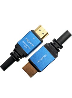 Buy Tortox 4K 60Hz Ultra HD HDMI 2.0 Cables (10M), 18Gbps, Supports 3D, Ethernet,1080P, Gold Plated Plug with Aluminum Shell Body For TV, Play Station, Computer, Monitor, Projector in UAE