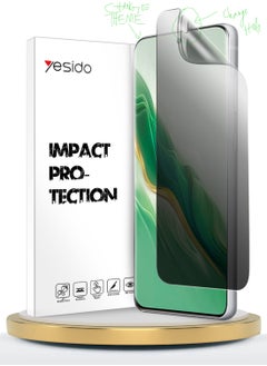 Buy Xiaomi Redmi A4 5G 2024 Yesido Premium Hydrogel Anti Spy / Anti Privacy Film Thin and Flexible Screen Protector - Clear in UAE