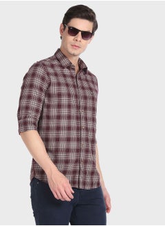 اشتري Checked Regular Fit Shirt في الامارات