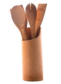 Buy Wooden Spoon Set 5 Pieces 26-05008 in Saudi Arabia