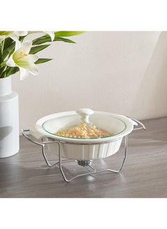 Buy Supreme Round Food Warmer 33.5x11.5x23 cm in UAE