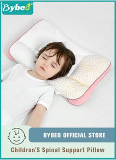 اشتري Toddler Pillow for Sleeping,  Kids Pillows with Ergonomic Spine-Protective Design, Ultra Supportive Memory Foam Material, for Babies, Infants, Toddlers, Children, Especially for child aged 6 to 12 في السعودية