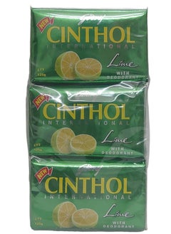 Buy Bath Soap Lime With Deodorant Pack of 6 in Saudi Arabia