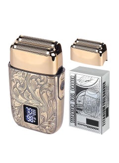 اشتري Dual Head Shaver Portable Metal Case Shaver Electric Mini Shaver في الامارات