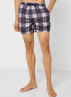 Buy Mens Printed Checkered Boxer Shorts in UAE