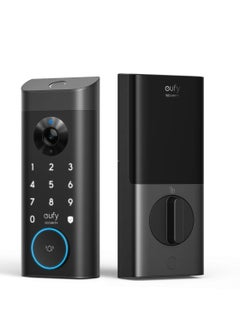 Buy eufy Security Video Smart Lock E330, 3-in-1 Camera+Doorbell+Fingerprint Keyless Entry Door Lock, WiFi Door Lock,App Remote Control,2K HD,Doorbell Camera,No Monthly Fee in UAE