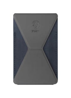 Buy Green Premium Leather Phone Stand - Grey in UAE