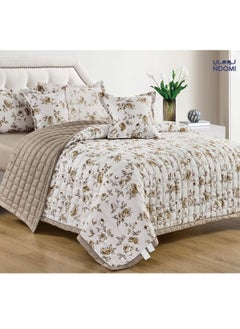 Buy Single bed sheet, 4 pieces, double-sided, compressed, 220 x 160 in Saudi Arabia