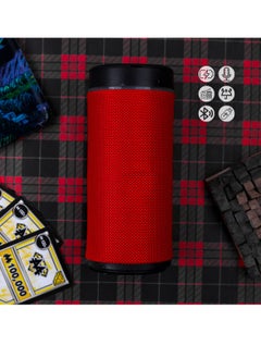 Buy KT-125 Waterproof Speaker With LED Display And Mobile Phone Holder - Red in Egypt