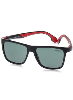اشتري Carrera Square Sunglasses, Black with Green Lenses CR 5047/S 807 QT Lens Size: 56mm في الامارات