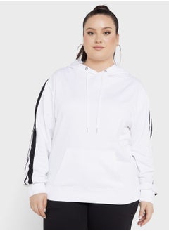 Buy Contrast Side Paneled Pocket Hoodie in Saudi Arabia