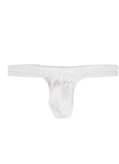 Buy Men's Comfortable Solid Color Briefs White in Saudi Arabia