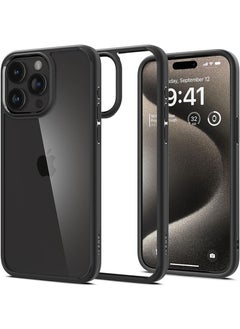 اشتري Ultra Hybrid for iPhone 15 Pro MAX Case Cover - Matte Black في الامارات