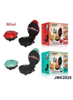 Buy 1000W Jamaky Mini Waffle Maker with Non-Stick Coating, Classic Waffle Maker, Electric Cake Maker for Pancakes, Cookies, Shuffles, Snacks, Belgian Waffles Baking instead of frying is healthier. in Egypt