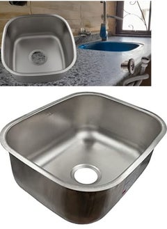 اشتري Kitchen sink 35/45 cm with drain, code 500 في مصر