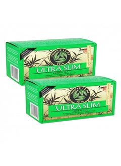 Buy Triple Leaf Tea Ultra Slim 20 Bags each, Pack of 2 in UAE