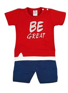 Buy Macitoz Baby Boys Stylish 3D printed Cotton Top and Bottom Set for Your baby boy Stylish Cute Cotton T-shirt and Shorts Dress with 3D print for Infant Toddler Baby Boys in UAE
