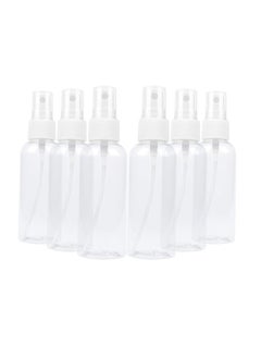 Buy 6 plastic spray bottles. transparent 60 ml in Saudi Arabia