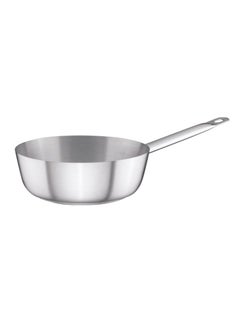 اشتري Stainless Steel Induction Sauteuse  24 cm x 7 cm |Ideal for Hotel,Restaurants & Home cookware |Corrosion Resistance,Direct Fire,Dishwasher Safe,Induction,Oven Safe|Made in Turkey في الامارات