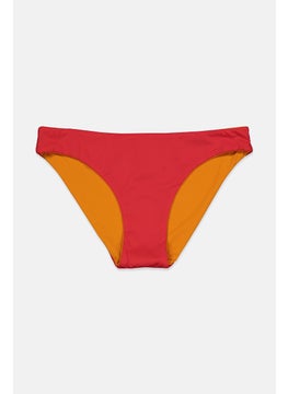 اشتري Women Plain Bikini Bottom, Red and Dandelion في السعودية