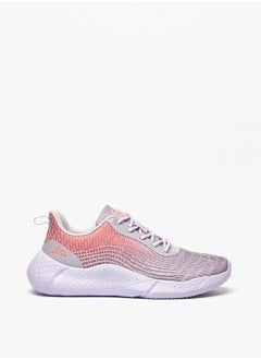 اشتري Womens Ombre Textured Lace-Up Trainer Shoes في الامارات