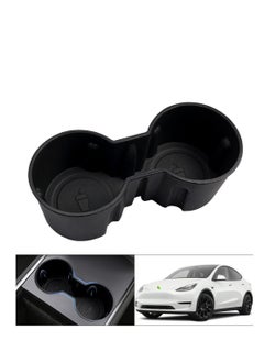 Buy Center Console Cup Holder Insert Compatible with Tesla Model 3 / Y Accessories Only Fit New Console in UAE